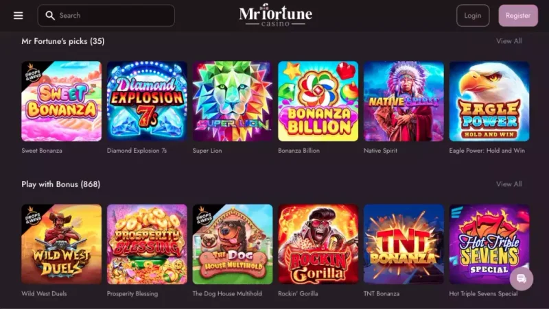 Mr Fortune Casino Games Collection